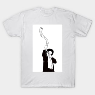 Blowing in Shofar T-Shirt